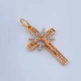 Dije Cruz Cristo 2.55gr / Tres Oros 18K &