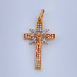 Dije Cruz Cristo 2.55gr / Tres Oros 18K &