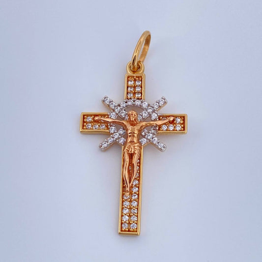 Dije Cruz Cristo 2.55gr / Tres Oros 18K &