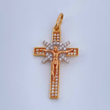 Dije Cruz Cristo 2.55gr / Tres Oros 18K &