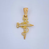 Pendant Nail Cross 0.9gr / 18K Gold