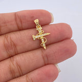 Pendant Nail Cross 0.9gr / 18K Gold
