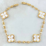 Bracelet GC Clover 5.5gr / 7.5in / 18K Gold -