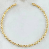 Classic Link Bracelet Infinity 2.15gr / 6.7in / National 18K Gold -