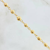 Cross Rosary Virgin Miraculous 19.3gr / 25 1/2 in / 18K Gold