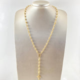 Cross Rosary Virgin Miraculous 19.3gr / 25 1/2 in / 18K Gold