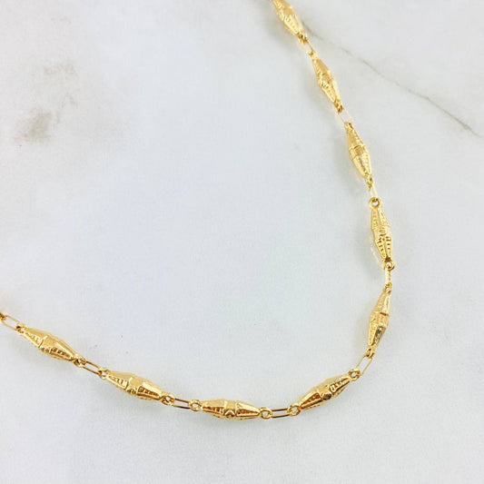 Cadena Rustica 8.45gr / 23 1/2 in / Oro Amarillo 18K