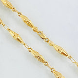 Cadena Rústica 8.5gr / 23 1/2 in / Oro Amarillo 18K