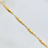 Cadena Rustica 8.45gr / 23 1/2 in / Oro Amarillo 18K