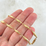 Cadena Rustica 8.45gr / 23 1/2 in / Oro Amarillo 18K