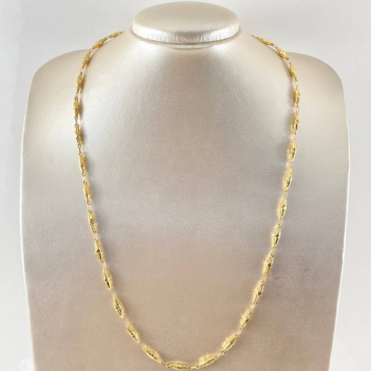 Cadena Rustica 8.45gr / 23 1/2 in / Oro Amarillo 18K