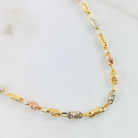 Cadena Rustica 12.05gr / 19 3/4 in / Tres Oros 18K *