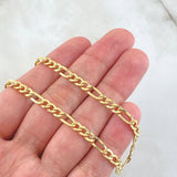 Figaro Chain 7.85gr / 27 1/2 in / 18K Gold +1