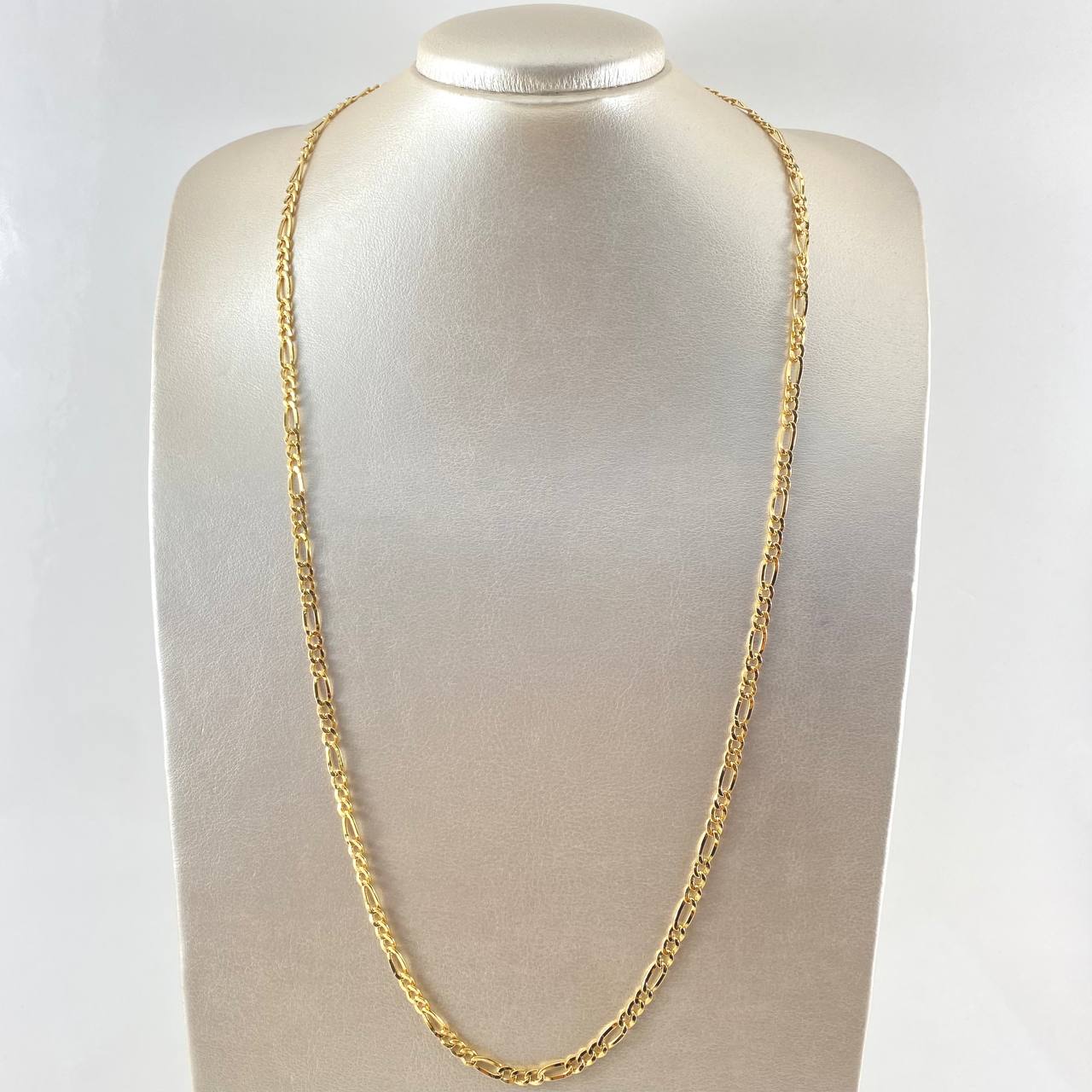 Figaro Chain 7.85gr / 27 1/2 in / 18K Gold +1
