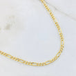 Figaro Chain 3.85gr / 19 3/4 in / 18K Gold +1
