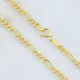 Figaro Chain 3.8gr / 19 3/4 in / 18K Gold +1