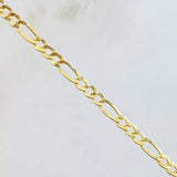 Figaro Chain 3.85gr / 19 3/4 in / 18K Gold +1