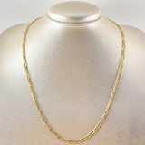 Figaro Chain 3.85gr / 19 3/4 in / 18K Gold +1