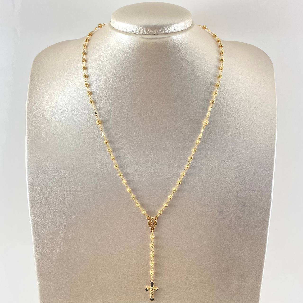 Miraculous Virgin Rosary 6.25g / 20 1/4 in / 3mm 18K Yellow Gold