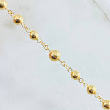 Cross Rosary Christ Virgin Miraculous 14gr / 23.5in / 18K Gold ©