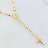 Rosario Virgen Milagrosa 6.4gr / 17 3/4 in / Oro Amarillo 18K ©