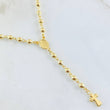 Cross Rosary Virgin Miraculous 8.35gr / 17 3/4 in / 18K Gold