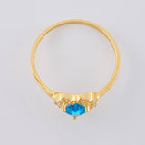 Anillo Corazón Tupido 1.5 g / T6 1/2 Oro Amarillo 18K