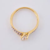 Anillo Solitario Doble Esplendor 1.95 g / T6 1/4 Oro Amarillo 18K