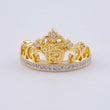 Anillo Corona Quinces 4.7 g / T8 Oro Amarillo 18K