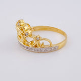 Anillo Corona Quinces 4.7 g / T8 Oro Amarillo 18K