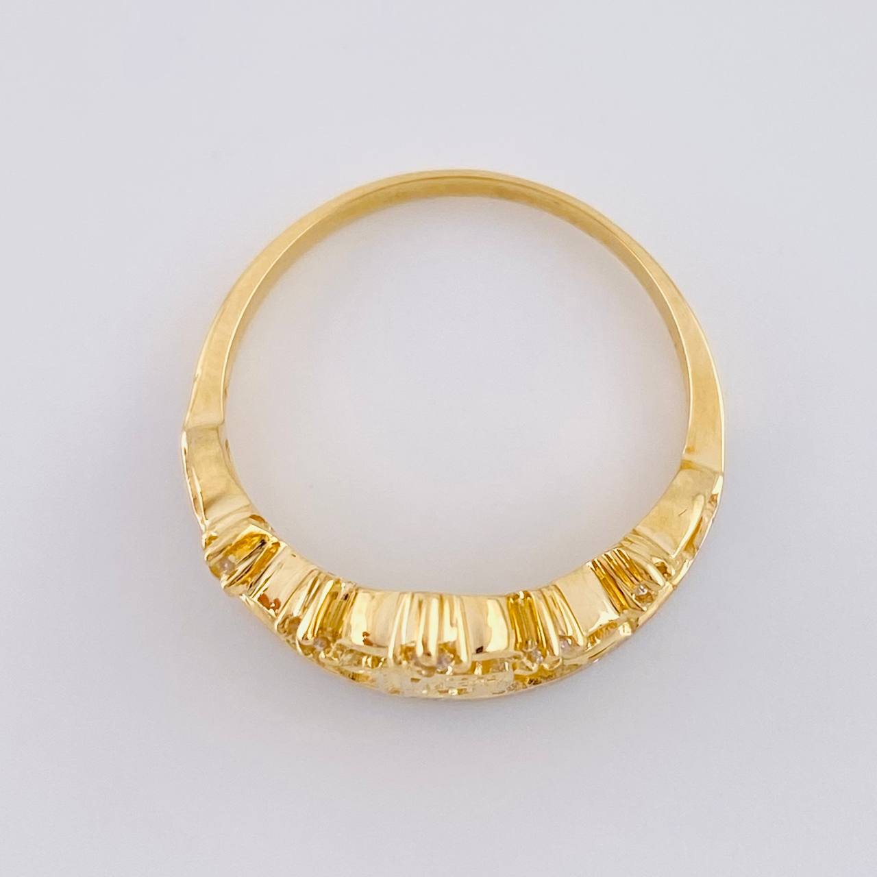 Anillo Corona Quinces 4.7 g / T8 Oro Amarillo 18K