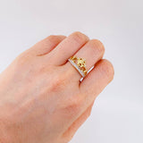 Anillo Corona Quinces 4.7 g / T8 Oro Amarillo 18K