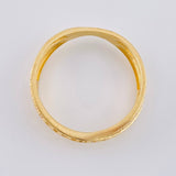 Anillo Entrelazado 2.11 g / T7 Oro Amarillo 18K