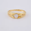 Intreccio Solitaire Ring 2.15 g / T6 3/4 18K Yellow Gold