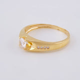 Intreccio Solitaire Ring 2.15 g / T6 3/4 18K Yellow Gold