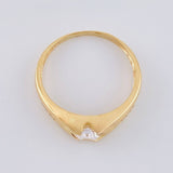 Intreccio Solitaire Ring 2.15 g / T6 3/4 18K Yellow Gold