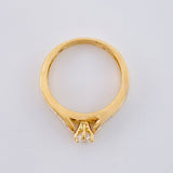 Solitaire Ring Bridge 3.5 g / T6 Yellow Gold 18K