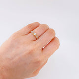 Solitaire Ring Bridge 3.5 g / T6 Yellow Gold 18K