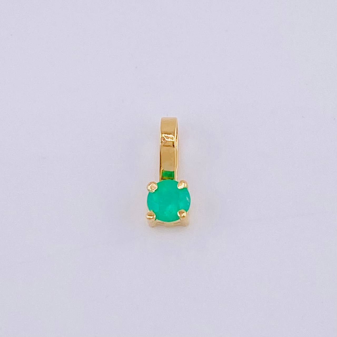 Pendant Stone 9Pts 0.2 g / 1/4 in Yellow Gold 18K
