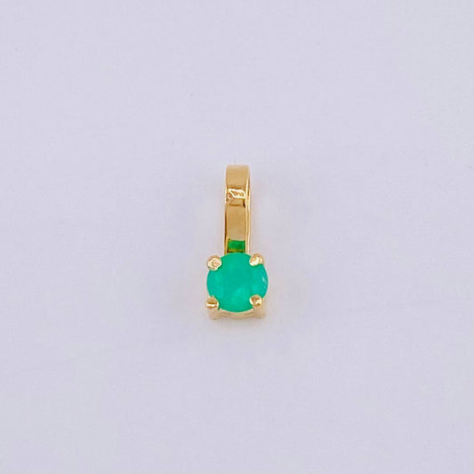 Pendant Stone 9Pts 0.2 g / 1/4 in Yellow Gold 18K