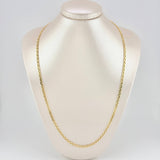 Wheat Chain 8.25 g / 23 3/4 in / 3.7 mm Yellow Gold 18K
