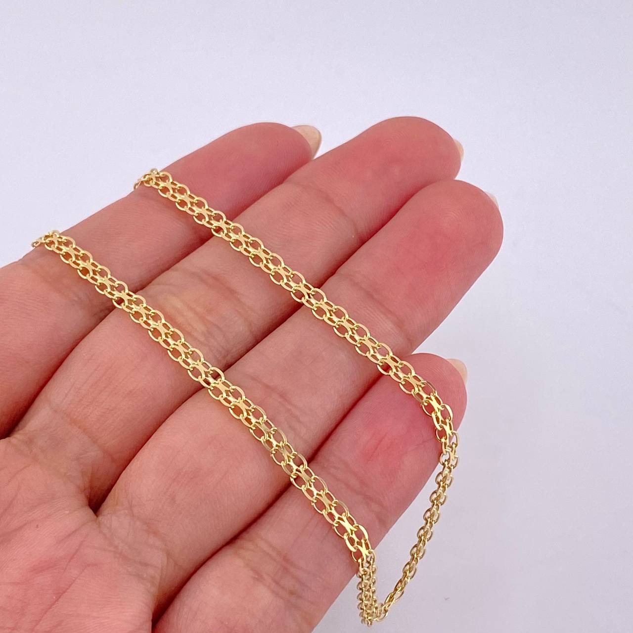 Cadena China 7.05g / 24 in / 3mm Oro Amarillo 18K
