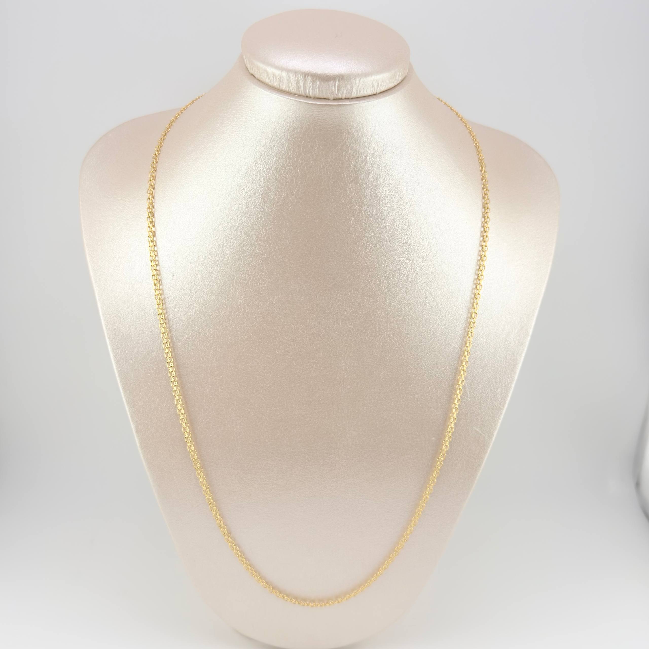 Bismark Chain 6.95 g / 23 3/4 in / 3.05 mm Yellow Gold 18K