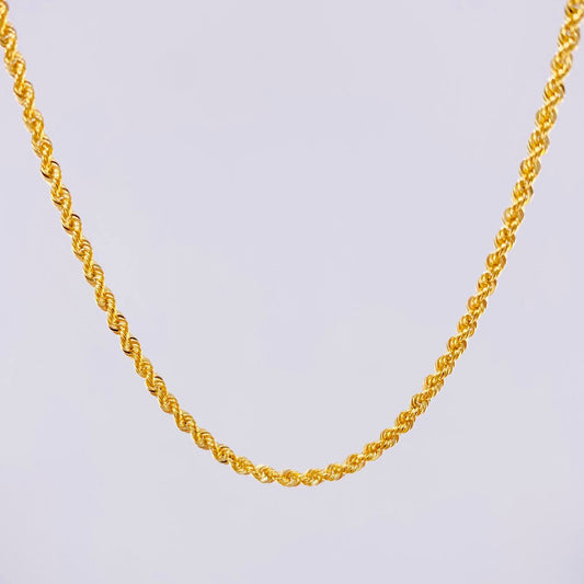 Cadena Lazo 2.55 g / 17 3/4 in / 2.15 mm Oro Amarillo 18K