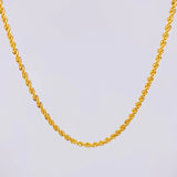 Cadena Lazo 2.55 g / 19 3/4 in / 4 mm Oro Amarillo 18K