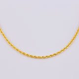 Cadena Lazo 3.35g / 60cm / 2.2mm Oro Amarillo 18K