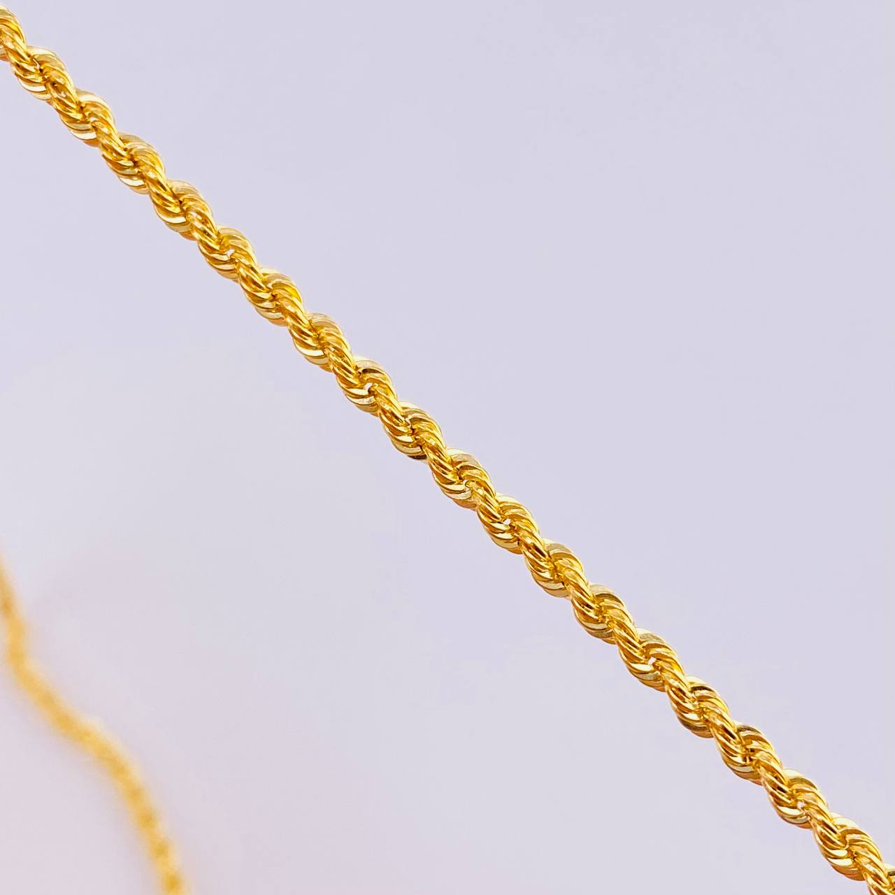 Cadena Lazo 3.35g / 60cm / 2.2mm Oro Amarillo 18K