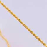 Cadena Lazo 3.35g / 60cm / 2.2mm Oro Amarillo 18K