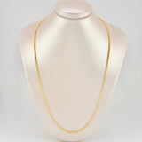 Cadena Lazo 3.35g / 60cm / 2.2mm Oro Amarillo 18K