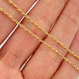 Set Cadena y Dije Lazo + Libelula 1,2gr / Oro Amarillo 18K &